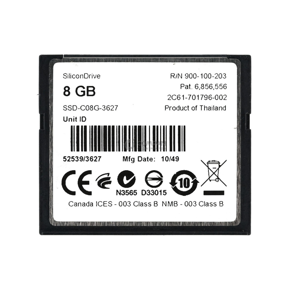 SSD-C08G-3627 F5 NETWORKS COMPACT 8GB SILICONDRIVE FLASH CARD